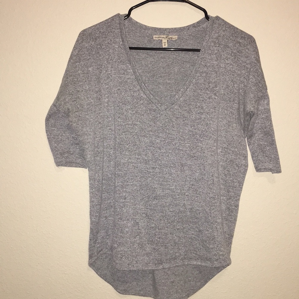 High low Express OneEleven sweater top